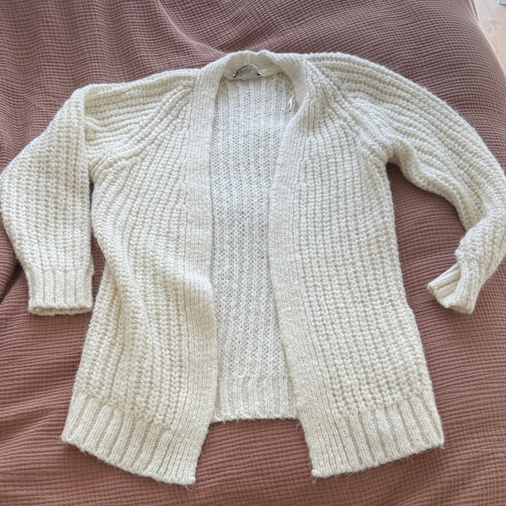 Zara Cream Knit Cardigan